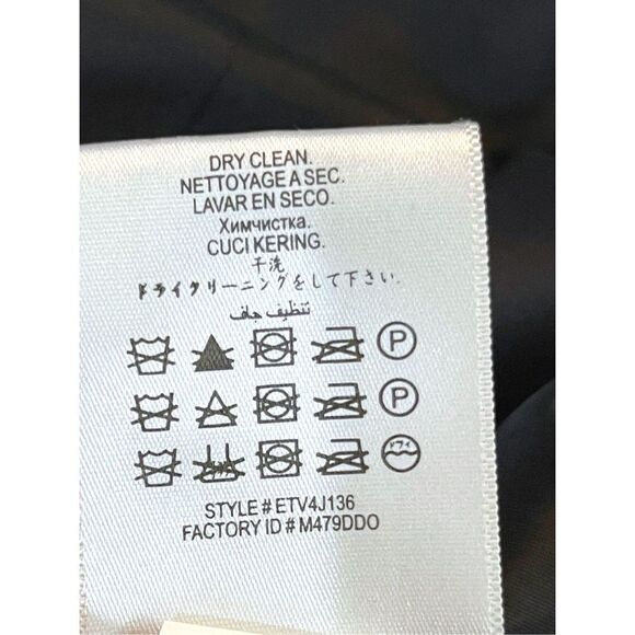 BCBGmaxazria Women's Black & White Striped Open-Front Jacket Size L NWOT - Picture 9 of 9